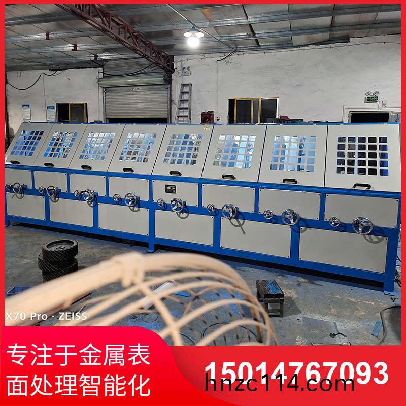 八(ba)組圓筦(guan)自動(dong)拋光機拉絲(si)機(ji)